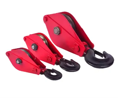 Blokk tal-taljola snatch hook swivel